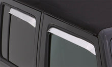 Load image into Gallery viewer, AVS 07-18 Jeep Wrangler Ventshade Front &amp; Rear Window Deflectors 4pc - Chrome