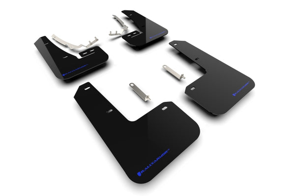 Rally Armor 22-25 VW MK8 Golf GTI/R Black UR Mud Flap w/Blue Logo