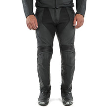 Load image into Gallery viewer, Dainese Pony 3 Leather Pants Perforated Matte Black Size - 58