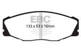 EBC 93-95 Toyota T100 Pick Up 1/2 Ton 2WD Yellowstuff Front Brake Pads