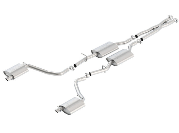 Borla Catback Exhaust for 2015 Dodge Challenger 3.6L V6 - ATAK No Tips, Factory Valance
