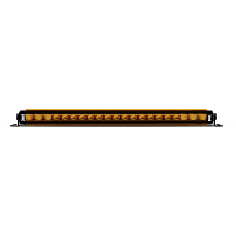 Borne Off-Road Light Bar Cover Single Row 20in Amber