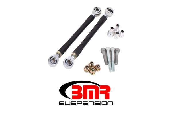 BMR Suspension 08-17 Challenger Rear Sway Bar End Link Kit - Black