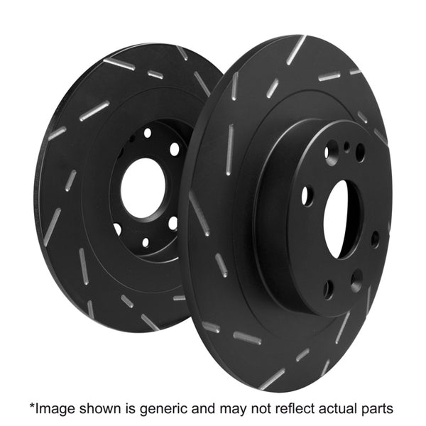 EBC Slotted Rear Brake Rotors for 15-19 Volkswagen GTI (Mk7)
