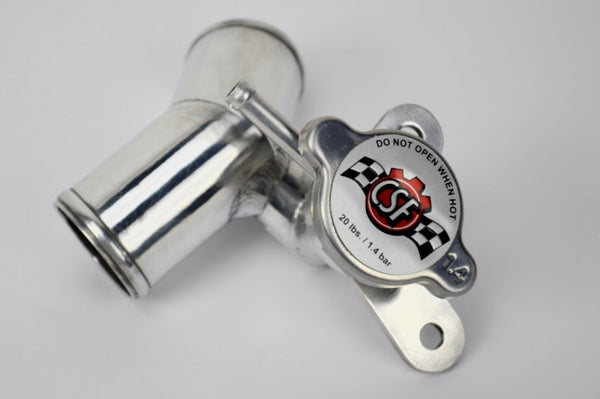CSF Aluminum Filler Neck & High Pressure Radiator Cap for 13+ BRZ, 13-20 Toyota 86, 22+ GR86
