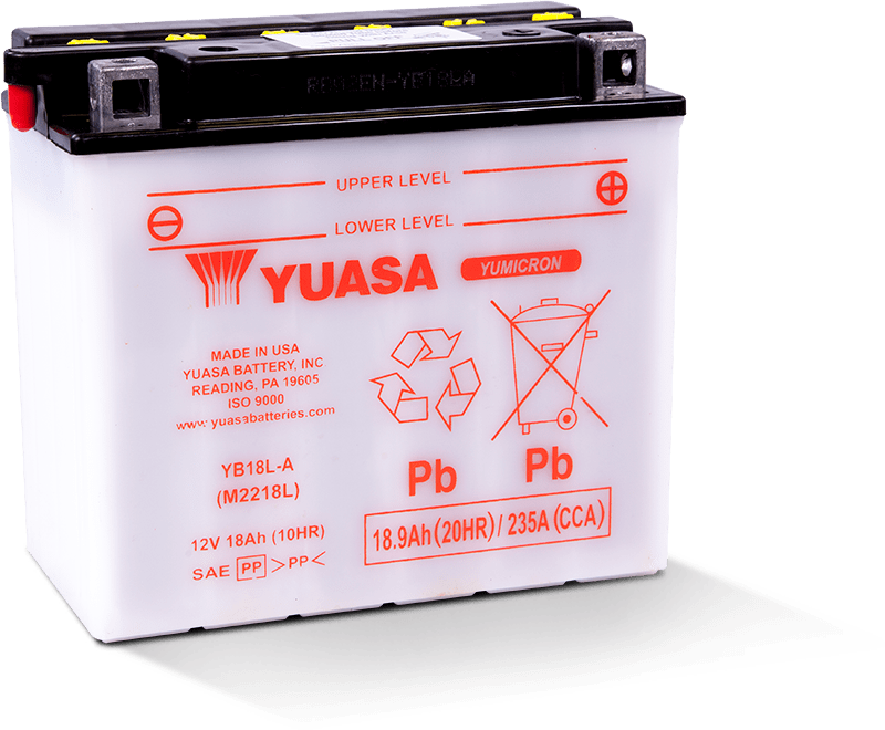 Yuasa YB18L-A Yumicron 12-Volt Battery