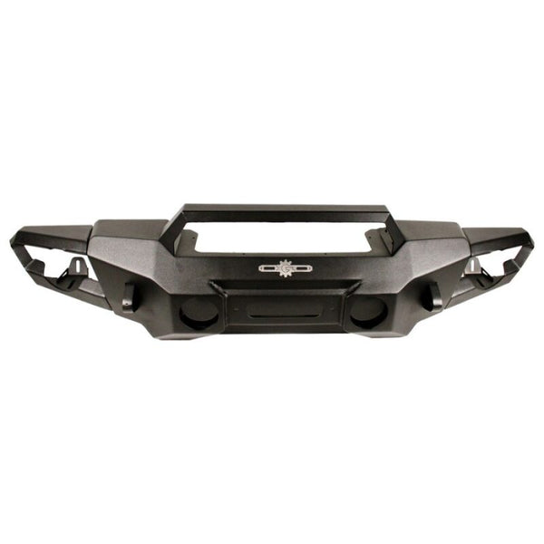 Rock Slide 07-18 Jeep Wrangler JK Big Sky Aluminum Mid Front Bumper w/ Winch Plate
