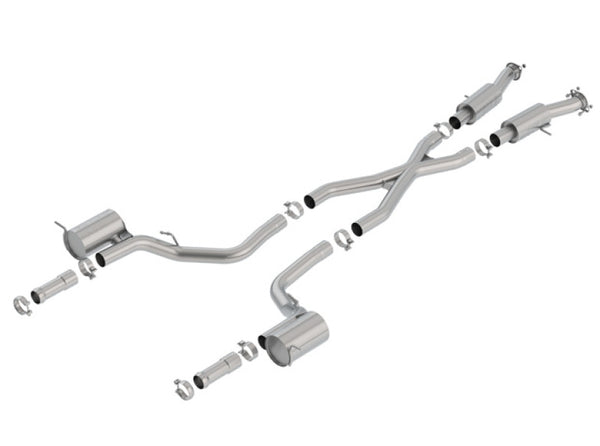 Borla S-Type Cat-Back Exhaust for 2018+ Jeep Grand Cherokee TrackHawk 6.2L V8 AWD