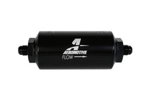 Load image into Gallery viewer, Aeromotive In-Line Filter - (AN-06 Male) 100 Micron Stainless Steel Element