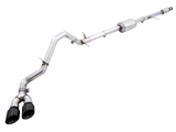 AWE Tuning 4th Gen GM 1500 5.3L 0FG Catback Dual Side Exit (Flat Bumper) - Diamond Tips