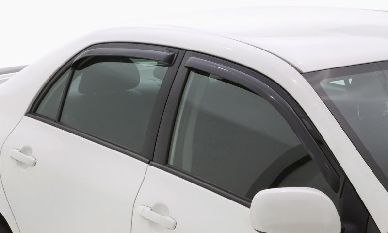 AVS 12-18 Chevy Sonic Ventvisor In-Channel Front & Rear Window Deflectors 4pc - Smoke