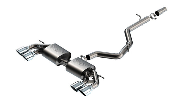 Borla 22-25 Volkswagen Golf R S-type Cat-Back Exhaust - Dual 4.5in Stainless Tips