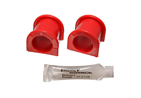 Energy Suspension 99-00 Honda Civic Si 26mm Front Sway Bar Bushings - Red