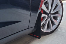 Load image into Gallery viewer, Rally Armor 17-23 Tesla Model 3 Black UR Mud Flap - Metallic Black Logo