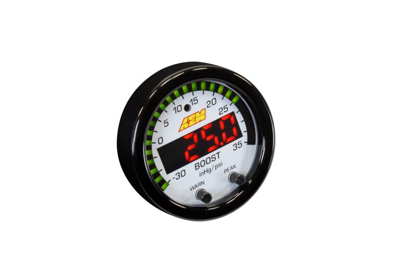 AEM X-Series Boost Pressure -30inHg 35psi Gauge