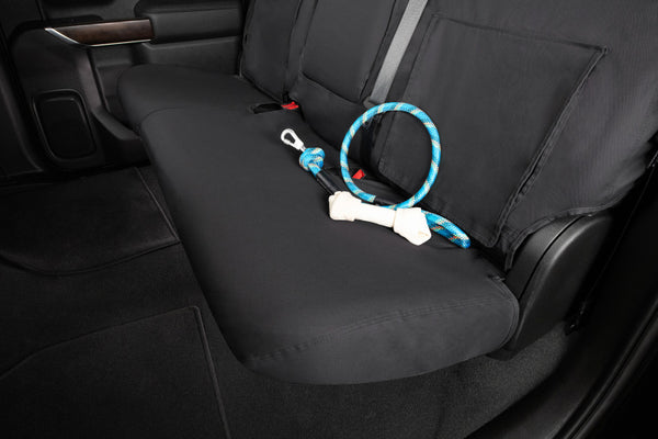 Covercraft 19-24 Chevrolet Silverado Polycotton SeatSaver Custom Front Row Seat Covers - Charcoal