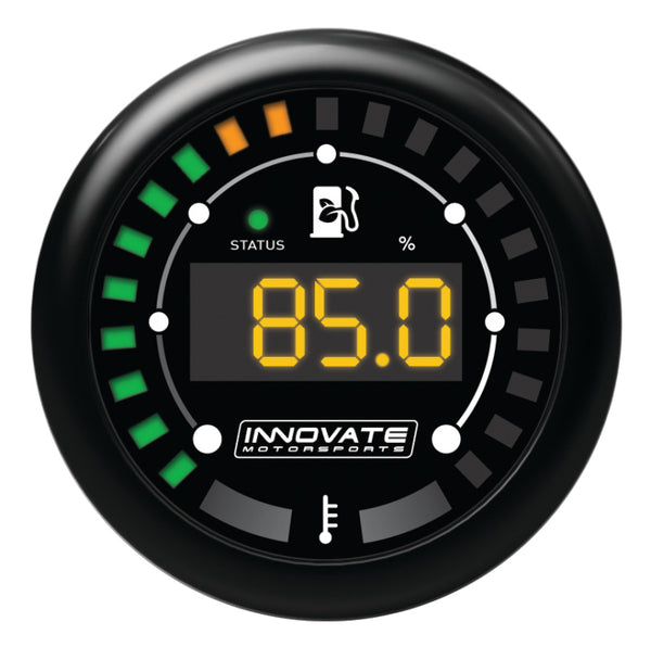 Innovate MTX-D Ethanol & Fuel Temperature Gauge Kit - Black Dial