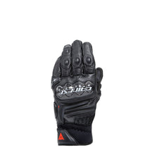 Load image into Gallery viewer, Dainese Carbon 4 Short Leather Gloves Black/Black - Large