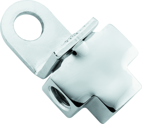 Bikers Choice Chrome Rear Brake Tee for Harley-Davidson FLH/FXWG/XL (Replaces H-D 42318-72)