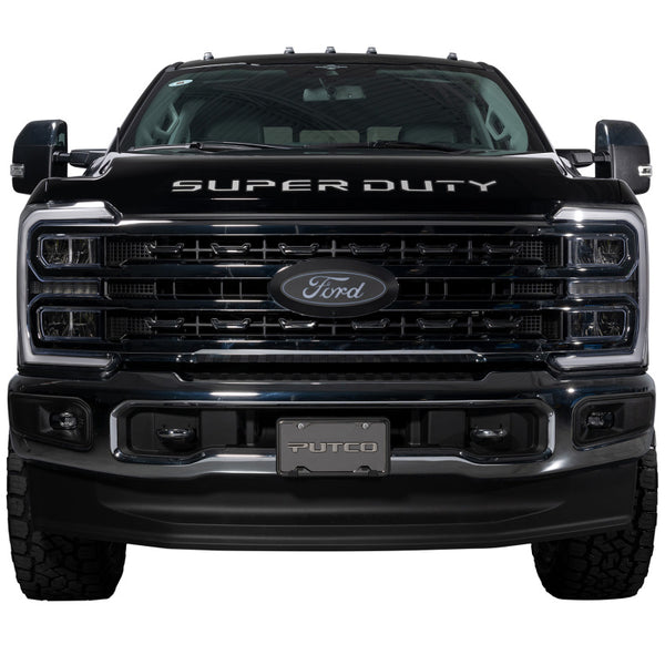 Putco 25-26 Ford Super Duty Front Emblem (w/ Camera Cutout and w/o Washer Opening)