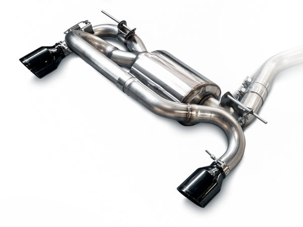 AWE Tuning Touring Edition Axle-Back Exhaust for BMW M235i/M240i - Diamond Black 102mm Tips