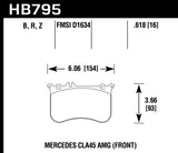 Hawk 14-17 Mercedes-Benz CLA 45 AMG Performance Ceramic Street Front Brake Pads