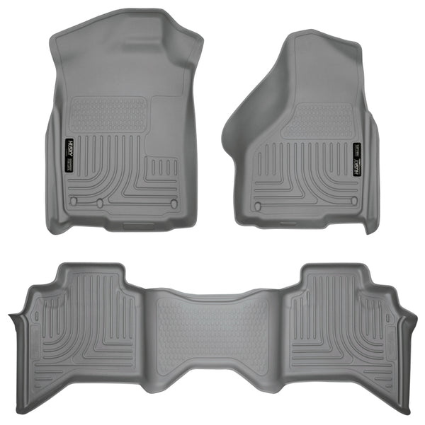 Husky Liners WeatherBeater Gray Floor Liners for 03-08 Dodge Ram 1500/2500/3500 Quad Cab