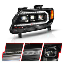 Load image into Gallery viewer, Anzo Projector Headlights Colorado 15-22 Chevy - Black Housing LED DRL