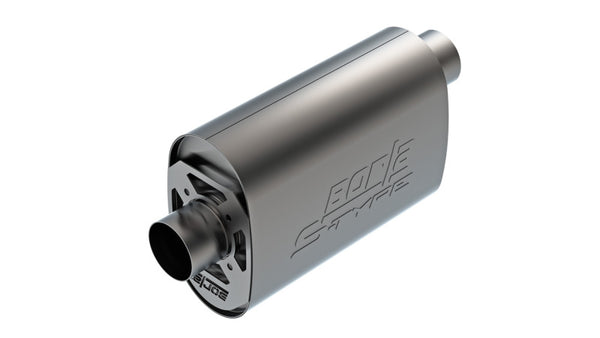Borla CrateMuffler LS3 3in Offset/Center Oval Muffler - 14in x 4.35in x 9.10in S-Type