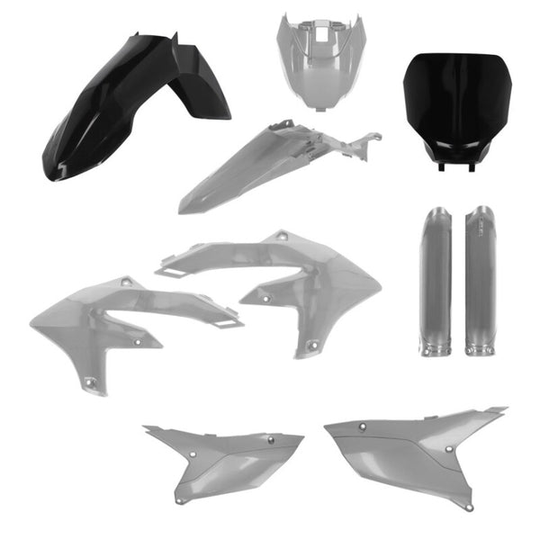 Acerbis 2024 Yamaha YZ250F/ 23+ YX450F/FX Full Plastic Kit w/Tank Cover - Black/Gray