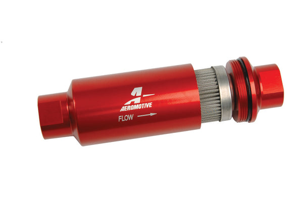 Aeromotive In-Line Fuel Filter AN-10 (ORB-10) 100 Micron Stainless Steel Element