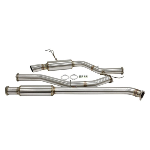 BLOX Racing T304 Stainless Steel Cat-Back Exhaust System for 2016+ Honda Civic 1.5T Sedan/Hatchback