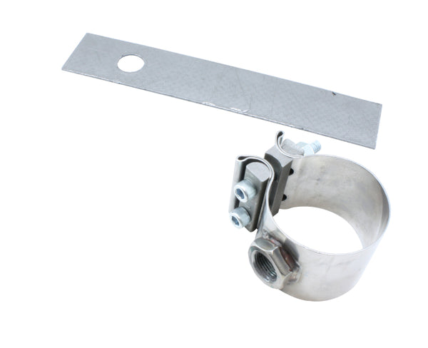 AEM No-Weld Clamp-On O2 Sensor Mount Bung (M18x1.5) for 2.252.5in Exhaust Pipe