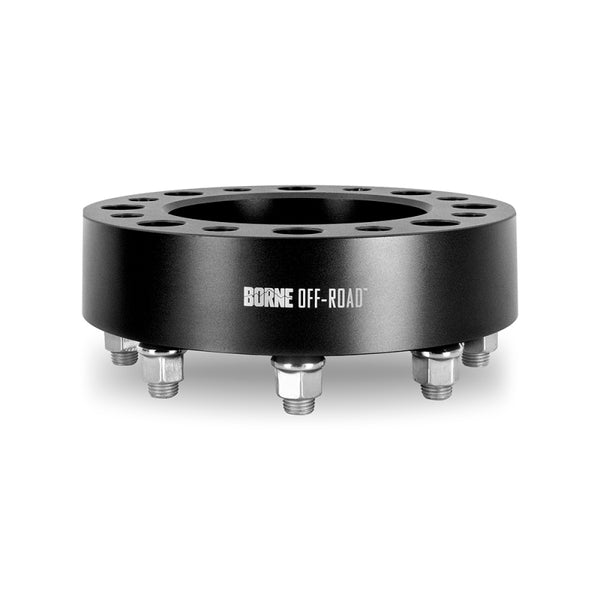 Borne Off-Road 8x180 Wheel Spacers 124.1mm 50mm M14 Black