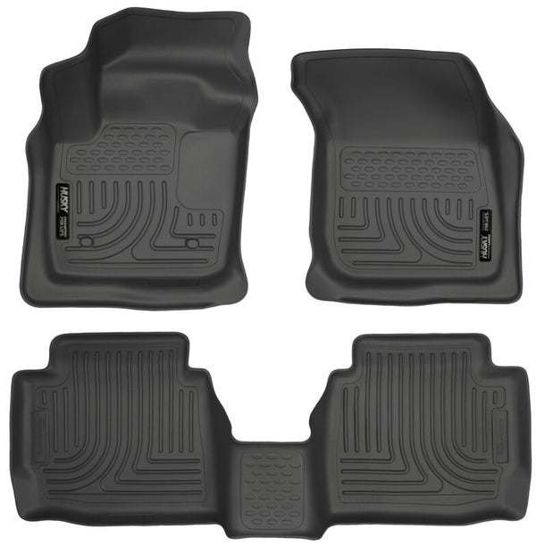 Husky Liners WeatherBeater Combo Black Floor Liners for 2013-2016 Ford Fusion