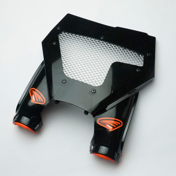 Cycra 23+ KTM SX/SXF/XC/XCF Vented Stadium Plate - Black