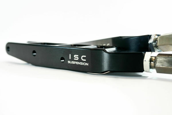ISC Suspension Adjustable Rear Control Arms for 08-21 Subaru Impreza V3 - Stealth Series Black
