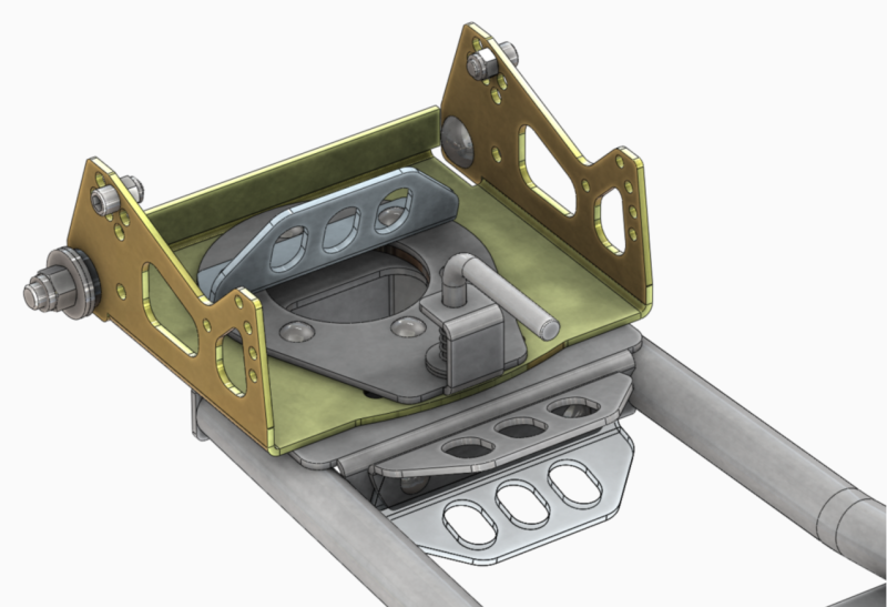 KFI ATV Plow Base Push Tube