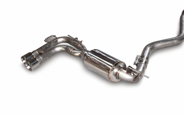 AWE Tuning Touring Edition Axle-Back Exhaust for BMW F3X 328i/430i  80mm Silver Tips