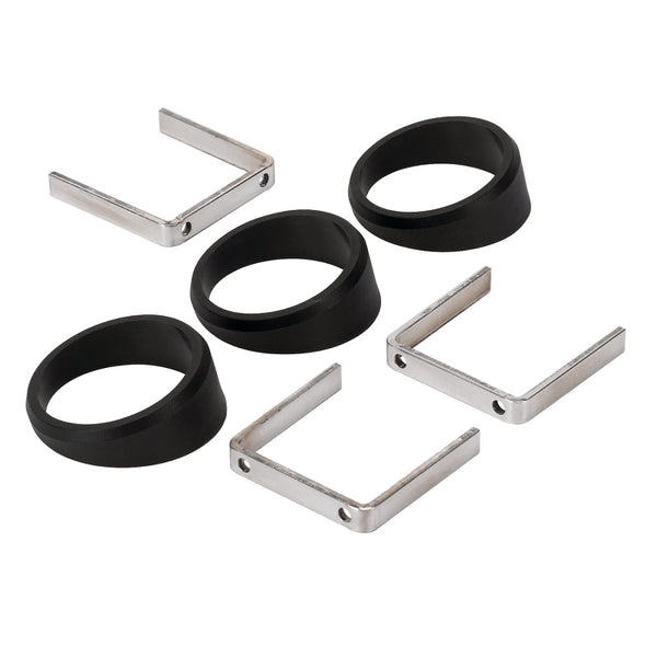 AutoMeter Black Angle Rings for 2-1/16in Gauges (3 Pack)