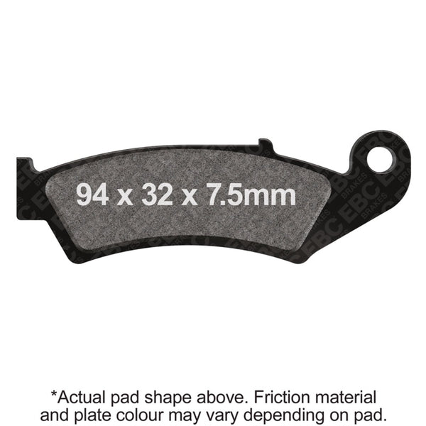 EBC 87-88 Honda CR 125 RH Front Left/Right FA-SFA-X Brake Pads