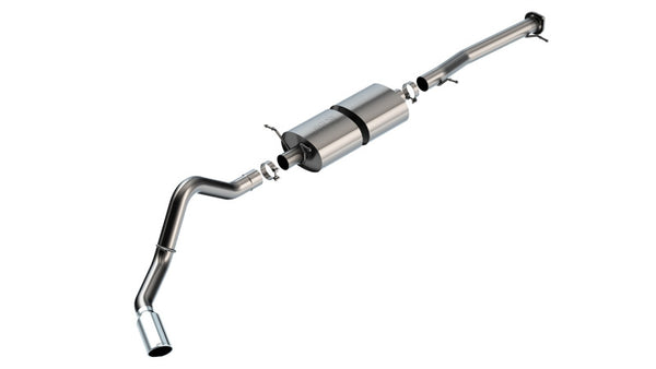 Borla Cat-Back S-Type Exhaust for 20-22 Chevrolet/GMC Silverado/Sierra 6.6L - Brushed T-304 SS