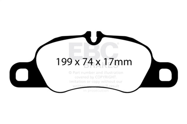 EBC Bluestuff NDX Front Brake Pads for 2012-2016 Porsche Boxster 2.7L