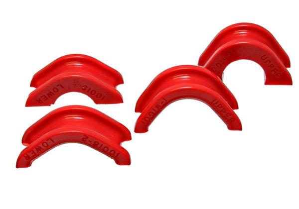 Energy Suspension 74-78 Nissan 260Z/280Z Rack and Pinion Bushing Set - Red
