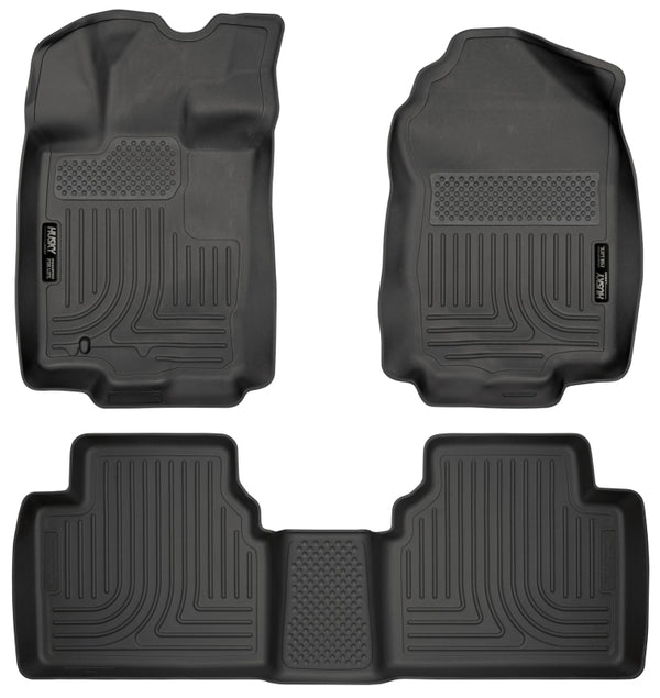 Husky Liners WeatherBeater Floor Liners for 2010-2012 Ford Fusion & Lincoln MKZ (FWD) - Black