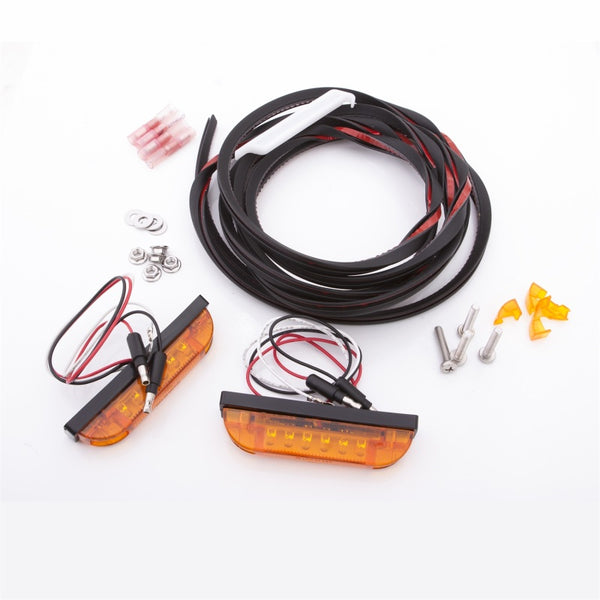 Bushwacker Universal 3-Wire LED Marker Light Kit for Flat Style Flares (99-18)