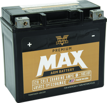 Load image into Gallery viewer, Twin Power GYZ-20HL Premium MAX Battery Replaces H-D 65989-97A Made in USA 320 CCA