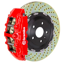 Load image into Gallery viewer, Brembo 02-05 7-Series (Thru 3/5 Prod) Fr GT BBK 8Pis Cast 380x34 2pc Rotor Drilled-Red