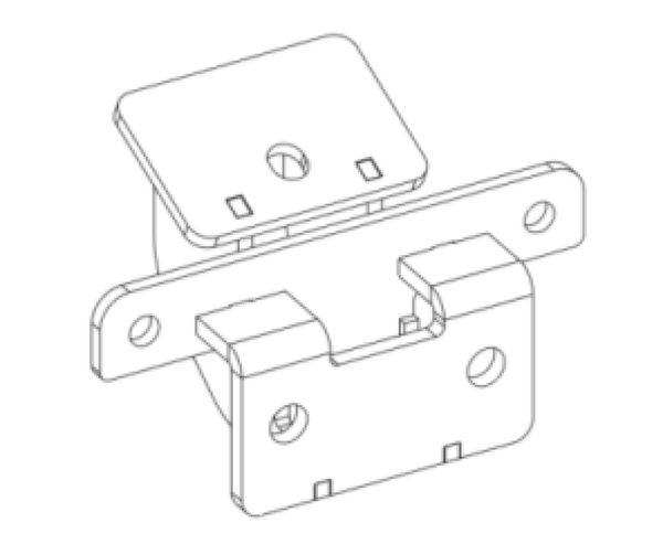 Go Rhino Dominator Extreme Mounting Brackets for 2021-2025 Ford Bronco - Textured Black