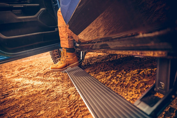 AMP Research PowerStep Electric Running Boards (Black, OEM Illumination) for 20192022 Ram 1500 All Cabs